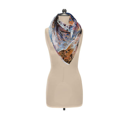 Allium Abstract Explosion 1 Scarf - 90 x 90 cm