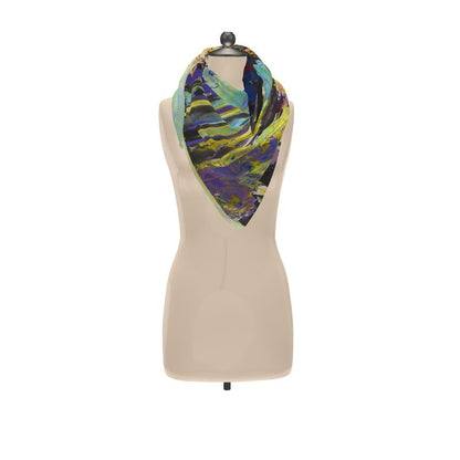 Allium Flowerheads 1 - Scarf - 90 x 90 cm