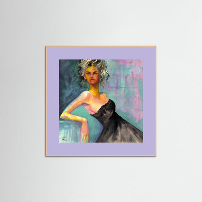 Little black dress - Paper print