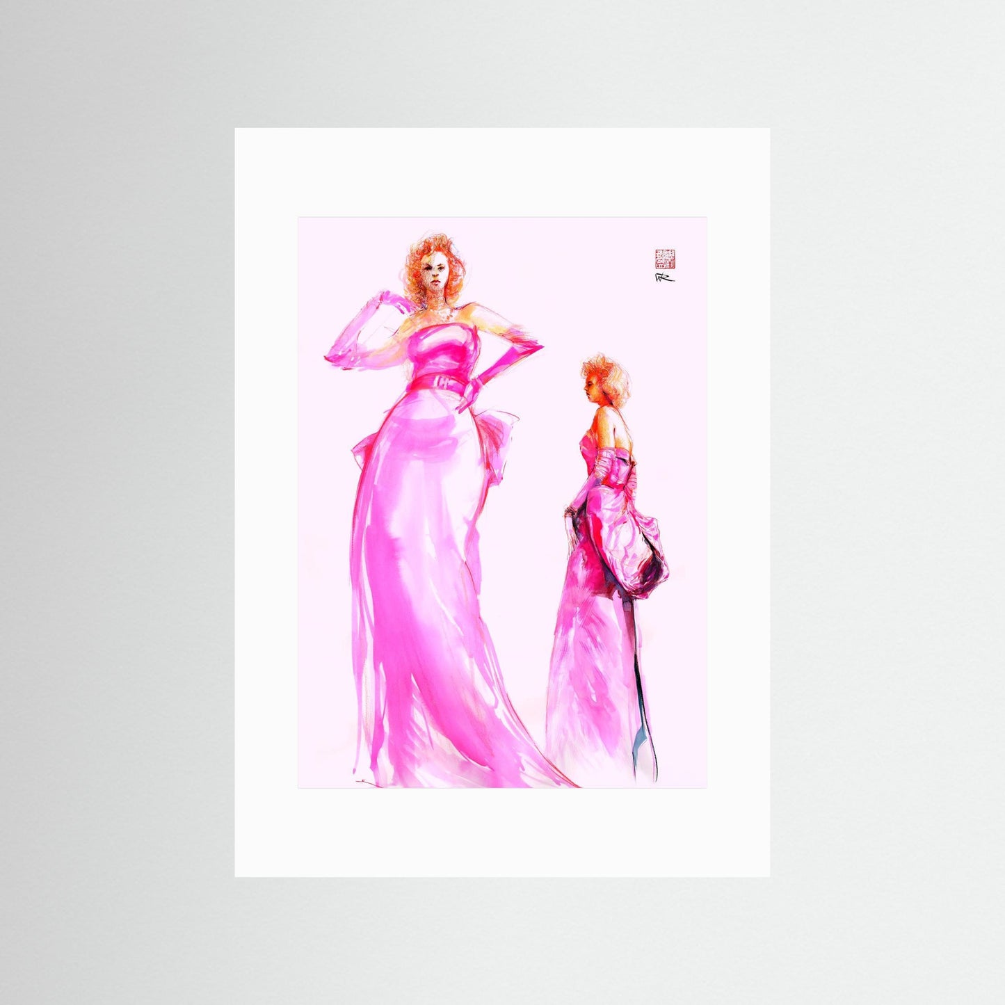 Marilyn in pink - Paper print