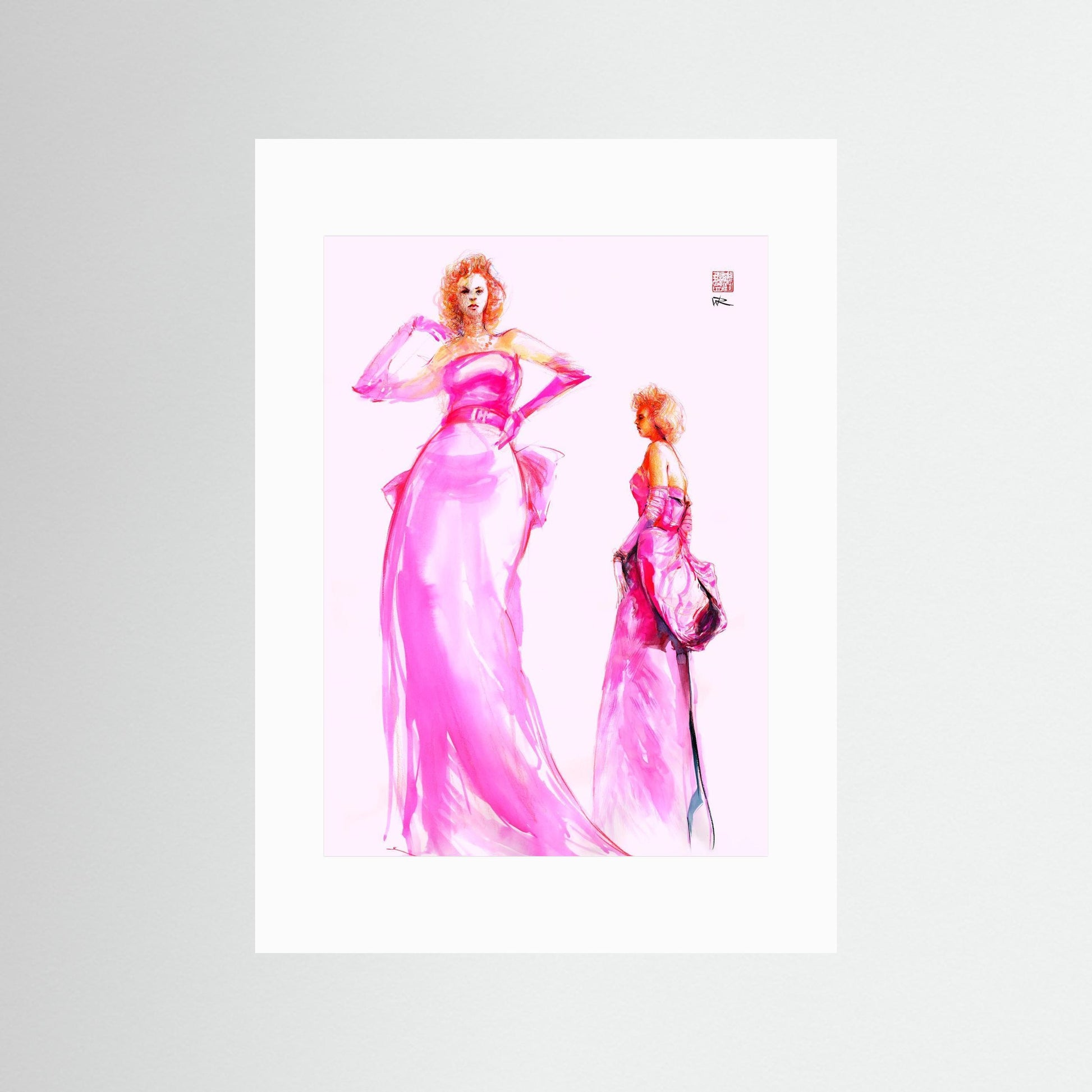 Marilyn in pink - Paper print