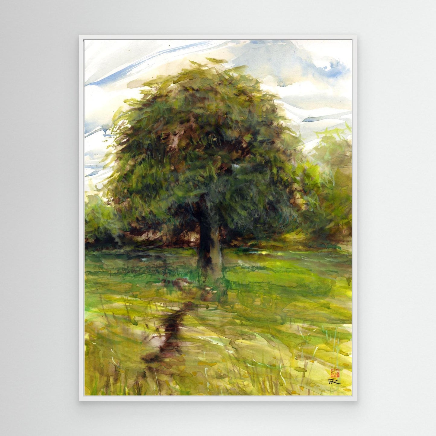 Horse chestnut in summer