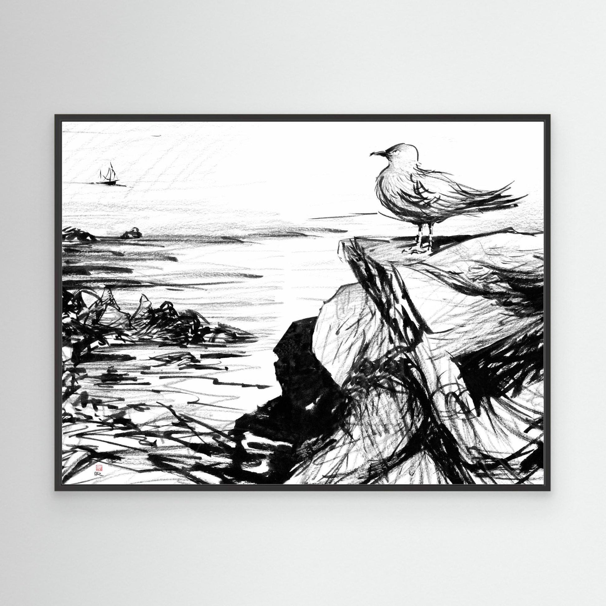 Seagull at St Ives