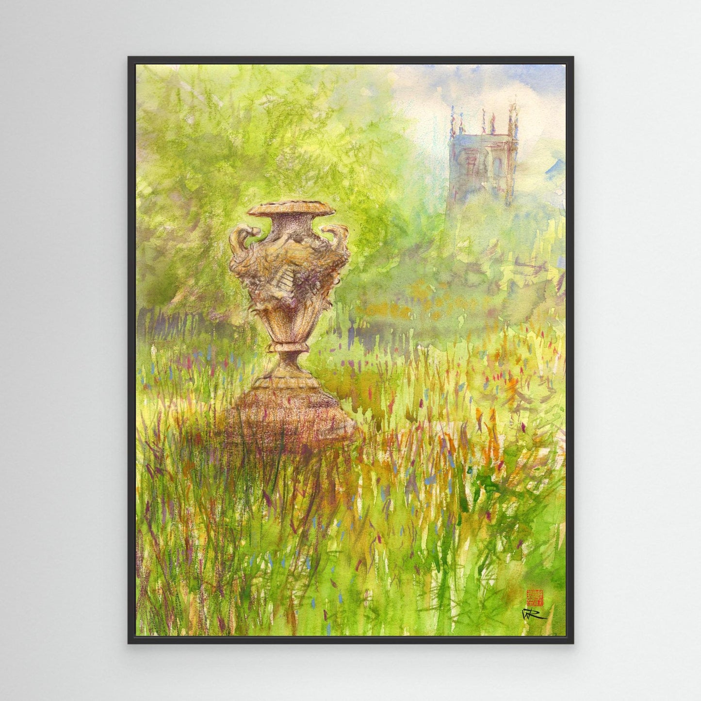 Urn in Oxford Botanical Gardens