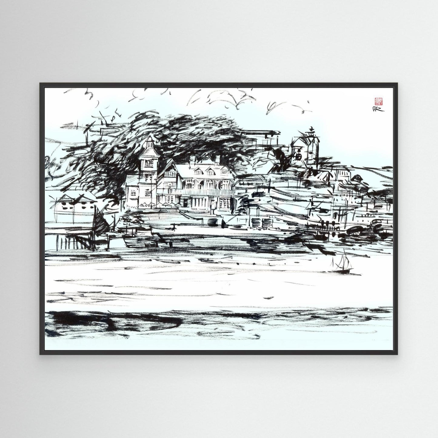 Salcombe yacht club across the channel