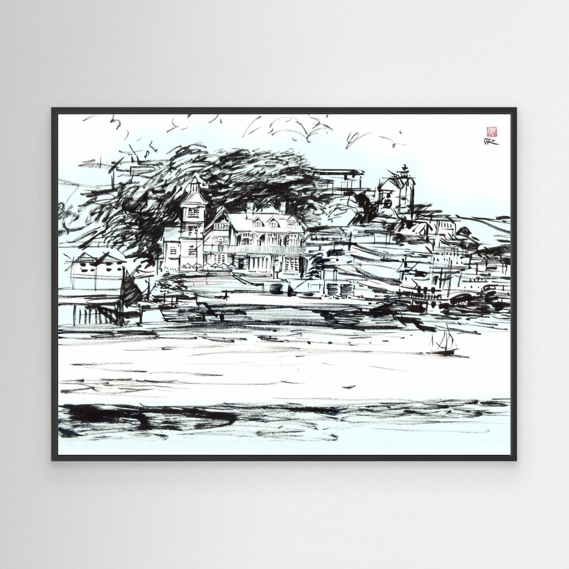 Salcombe yacht club across the channel