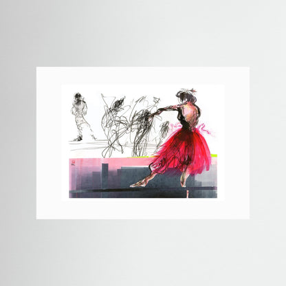 Flamenco movement - Paper print