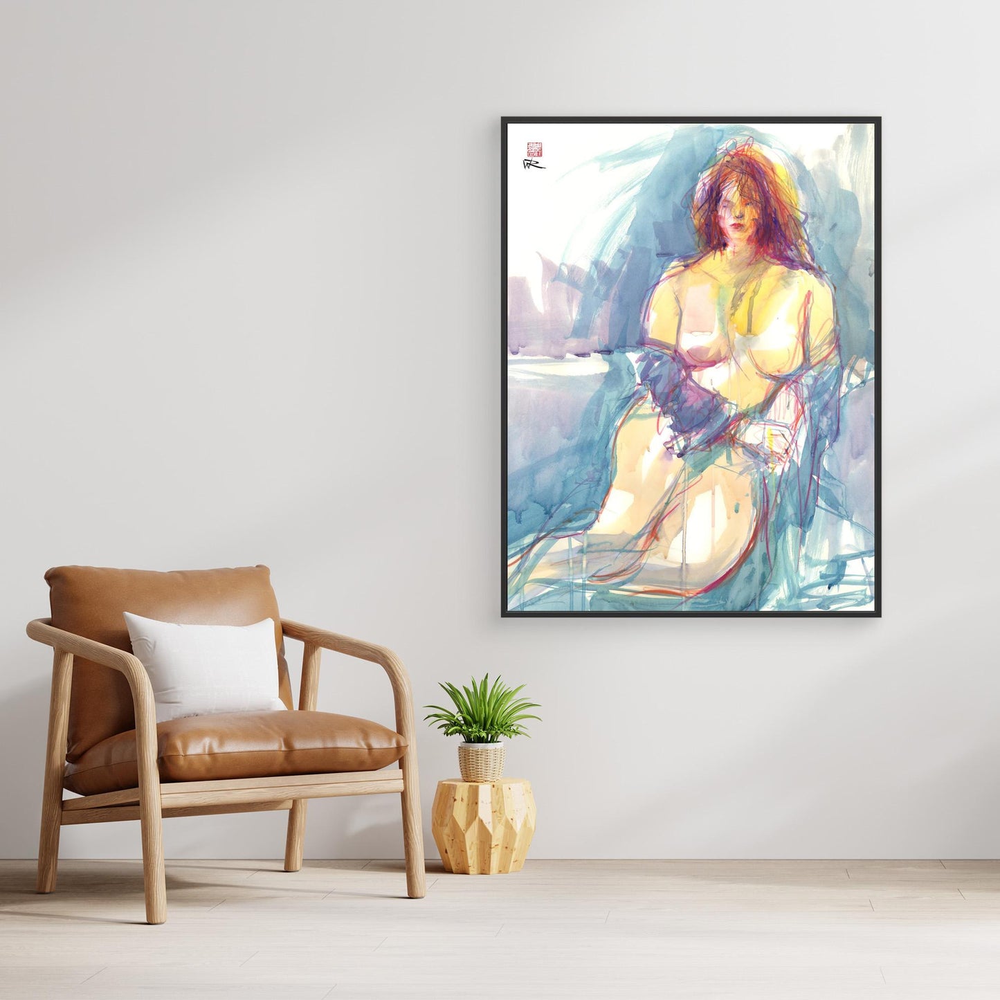 Kate in seated pose