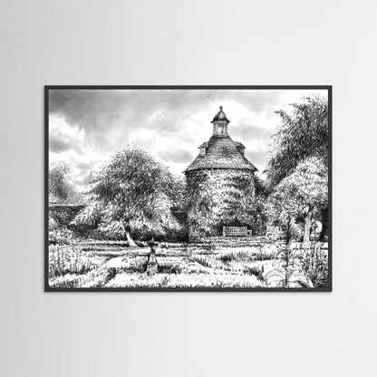 Rousham pigeon house - Paper print