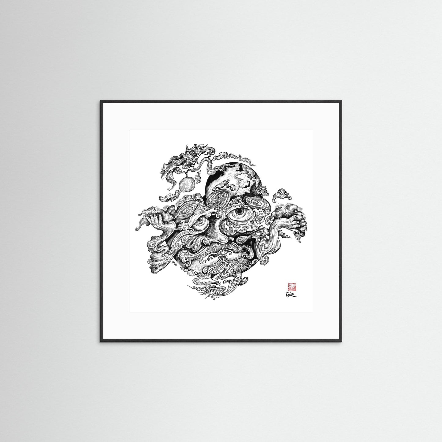Atlas - paper print
