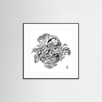 Atlas - paper print
