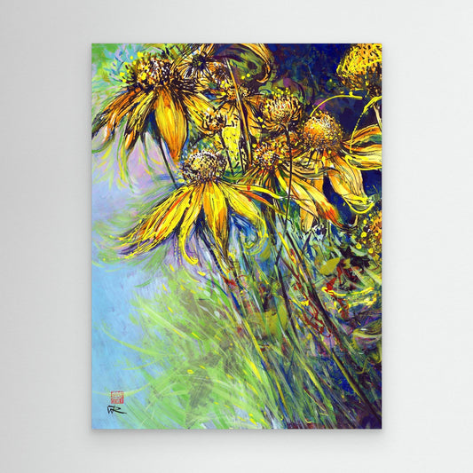 Rudbekias triptych 1
