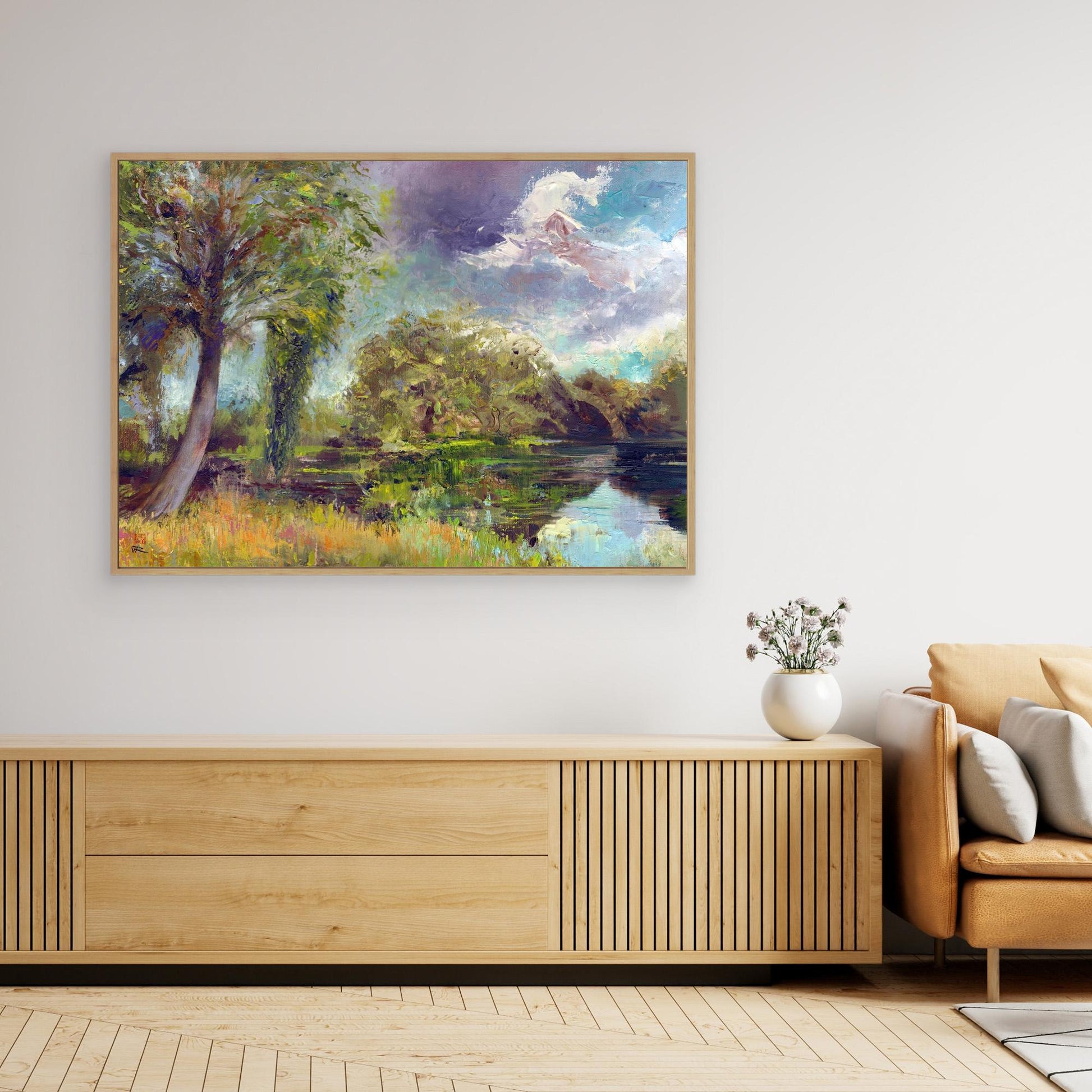 Wotton lake summer 25 - Canvas art print