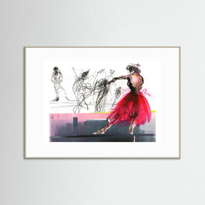 Flamenco movement - Paper print