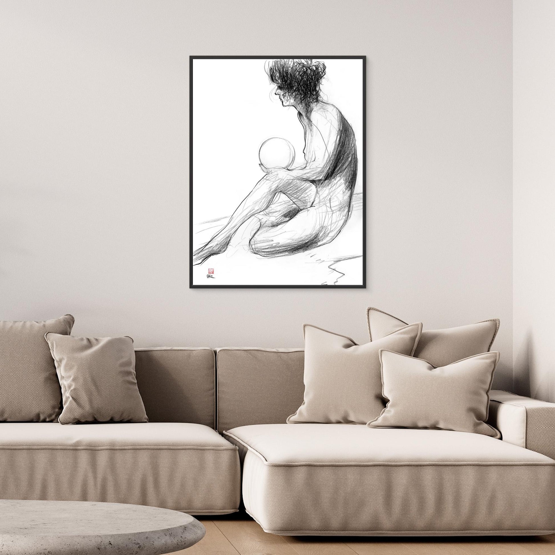 Fortune teller seated