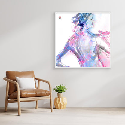 Allium figure 1 - Canvas print