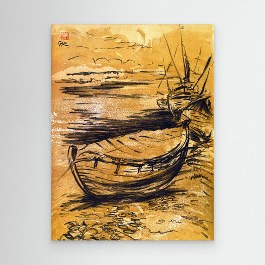 Crab boat edition 3 - Canvas print