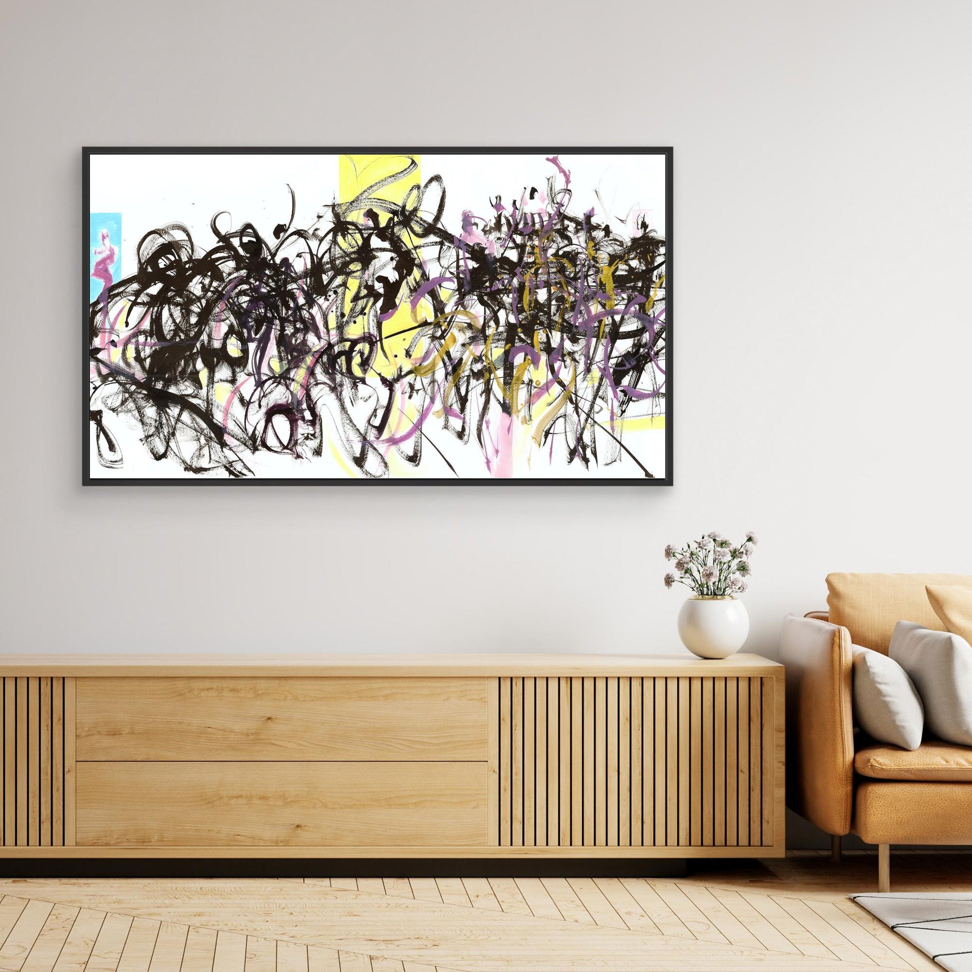 Abstract dance movement 4 - Canvas art print