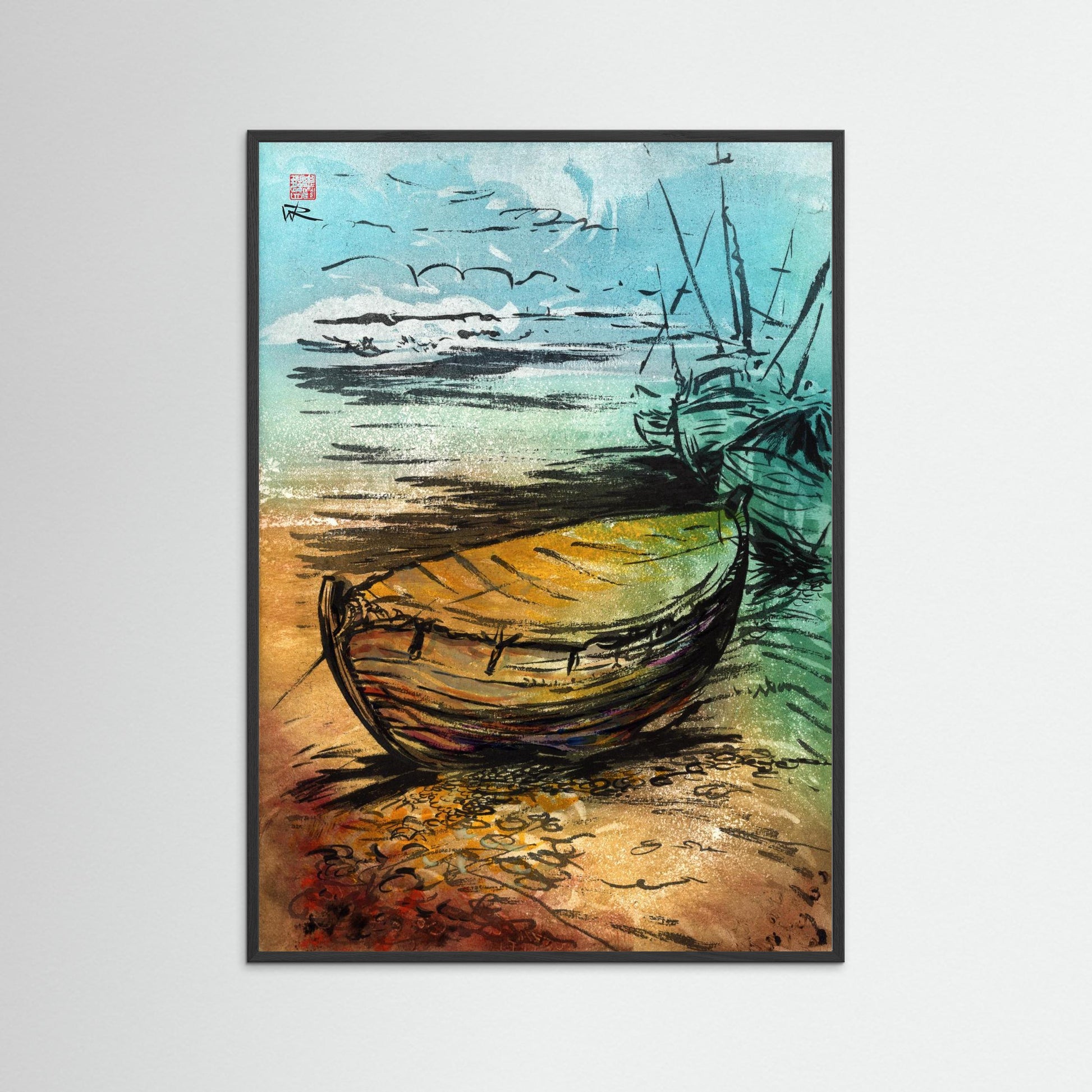 Crab boat - Paper print