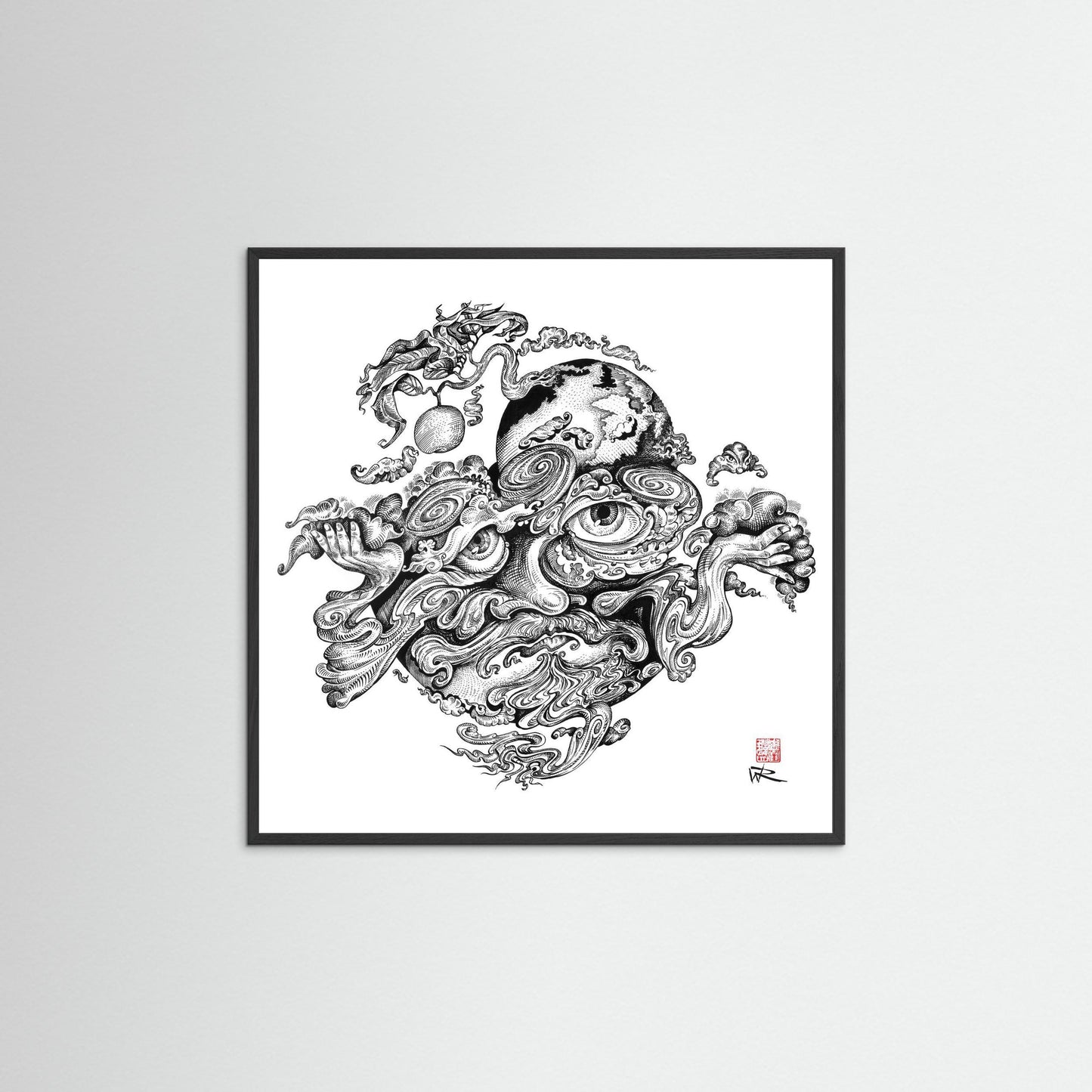 Atlas - paper print