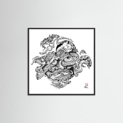 Atlas - paper print