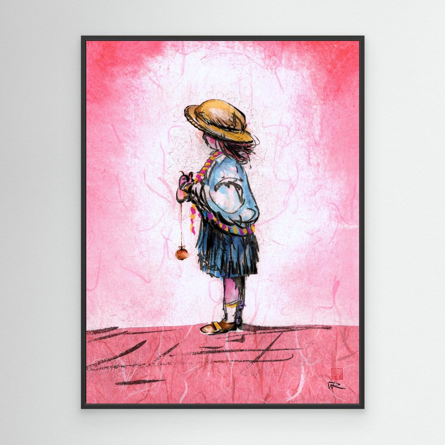 Anyone for conkers - Canvas print