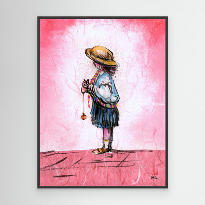 Anyone for conkers - Canvas print