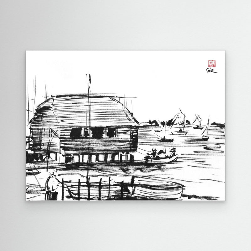 Regatta in Bosham - Leinwanddruck