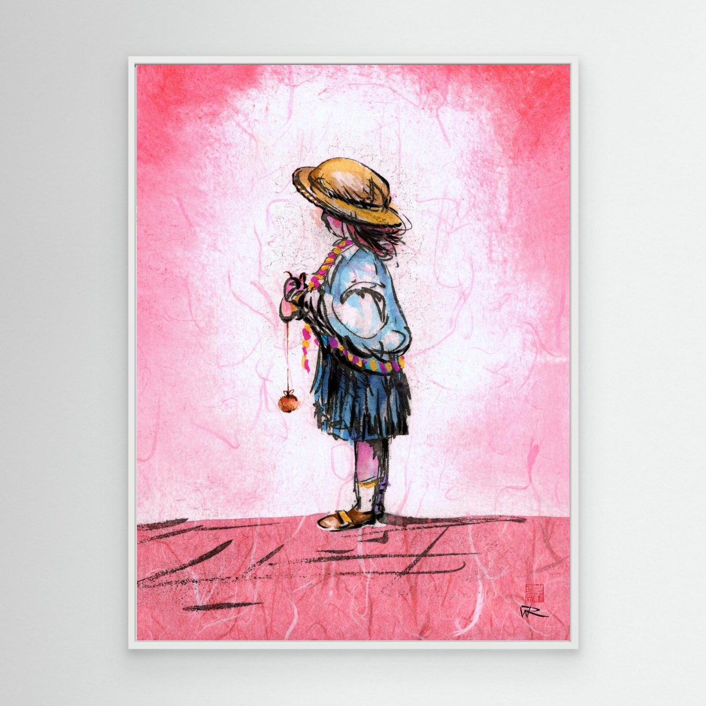 Anyone for conkers - Canvas print