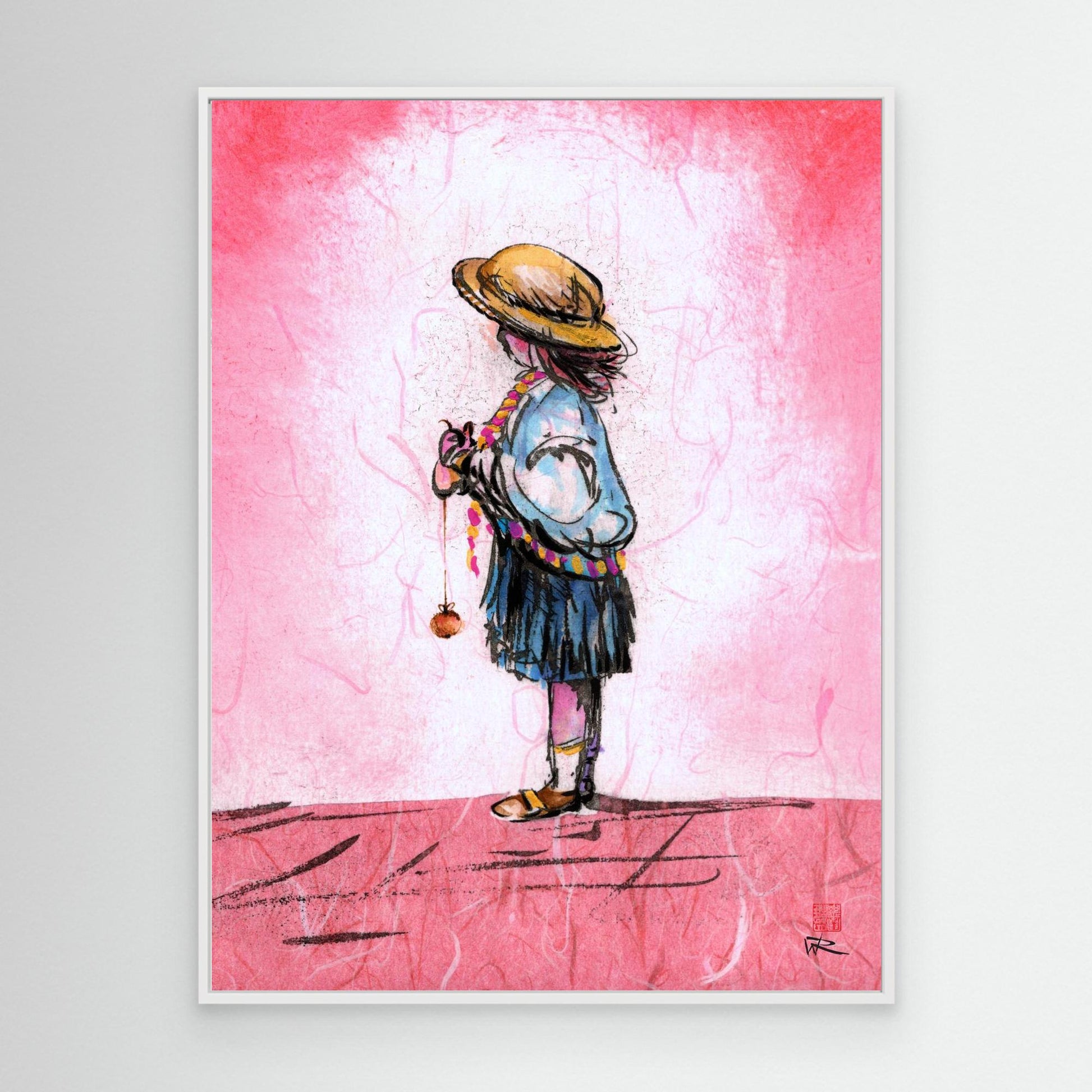 Anyone for conkers - Canvas print