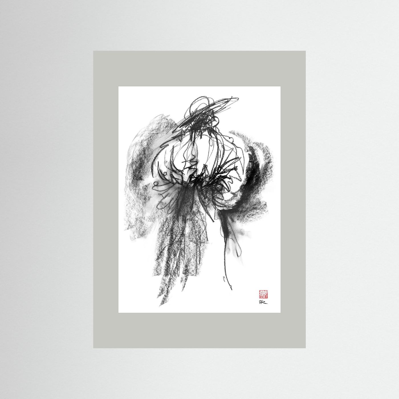 Flamenco hat - Print on fine art paper
