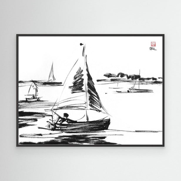 Oppie racing at Bosham