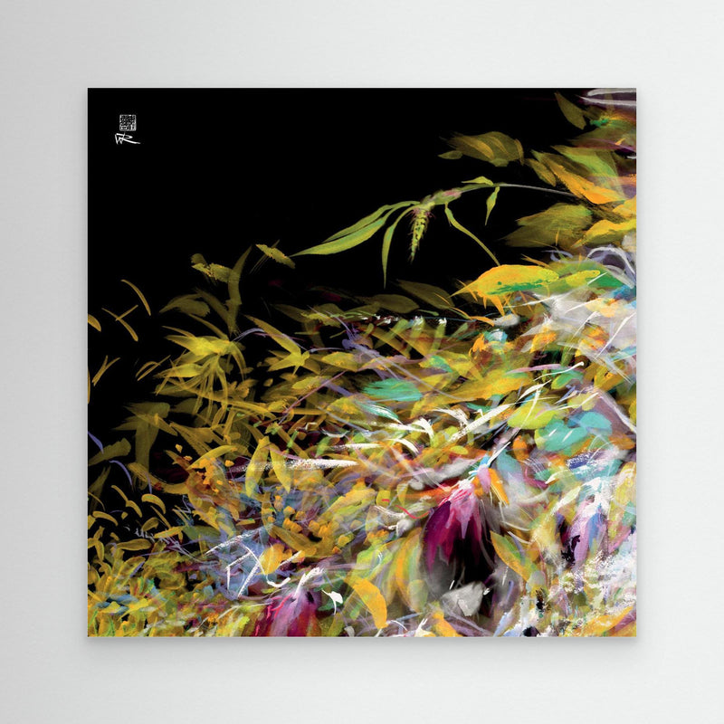 Sumi magnolias - Canvas art print