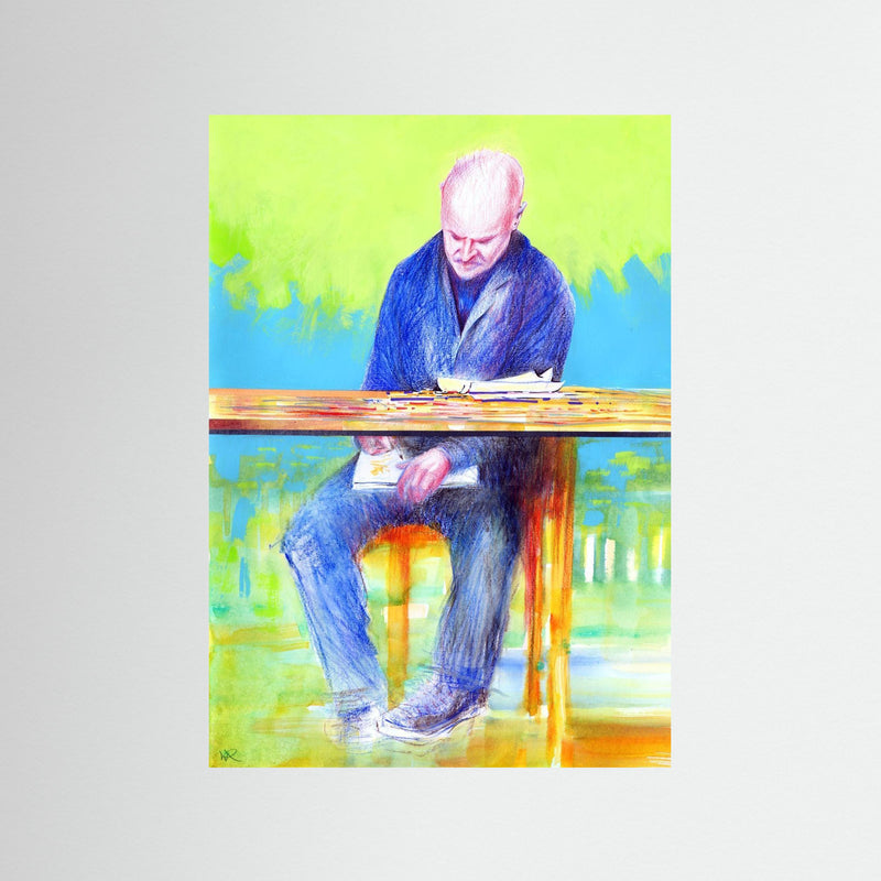 Kunstdruck auf hochwertigem Papier – Porträt von Rupert