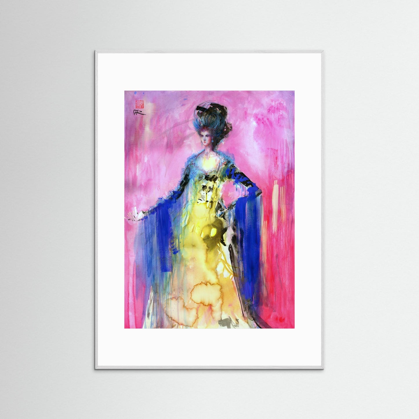 Madame de pompadour - paper print