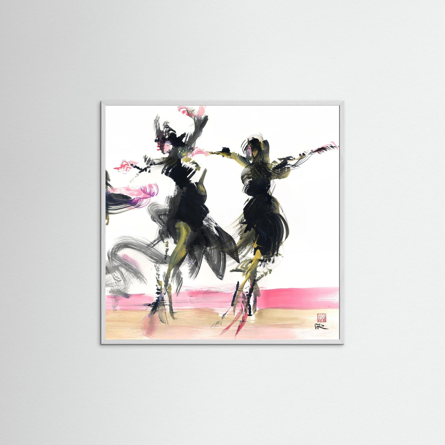 Dance of the snowflake - paper print