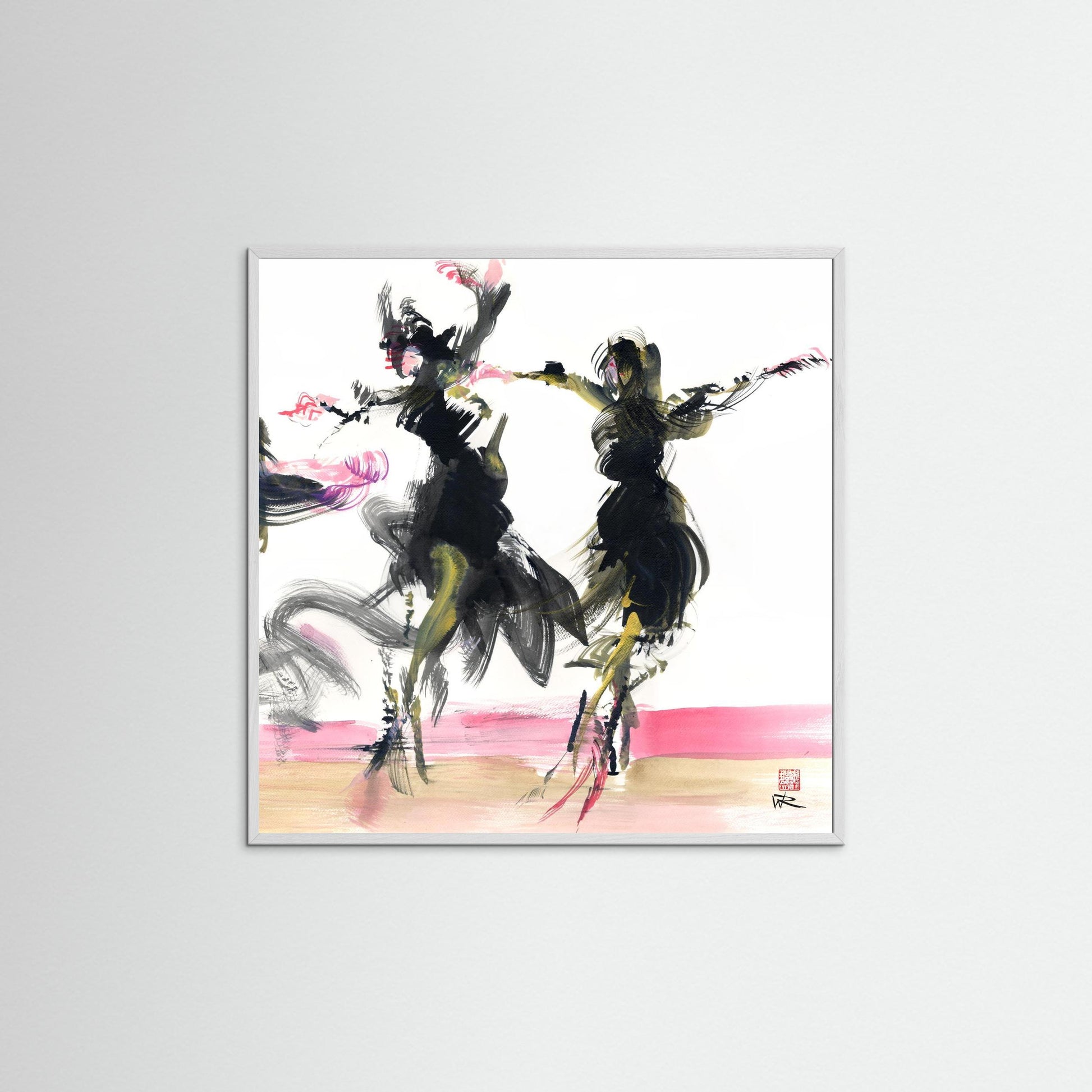 Dance of the snowflake - paper print