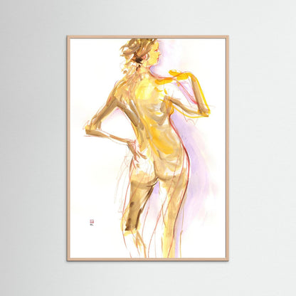 Manko from behind - Print on fine art paper