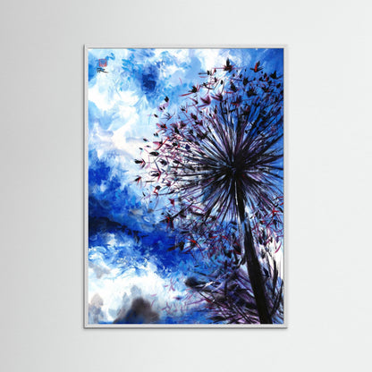 Allium blue sunshine - Paper print