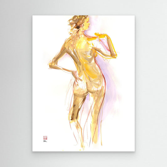 Manko from behind - Canvas print