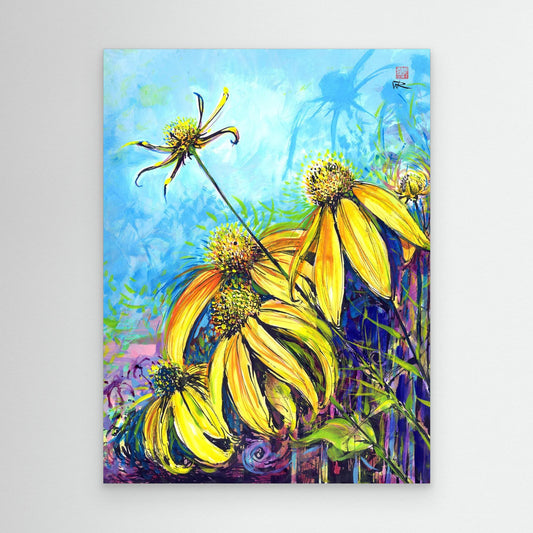 Rudbekias triptych 3