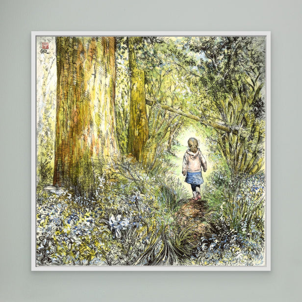 Bluebell wood edition 7 - Canvas print