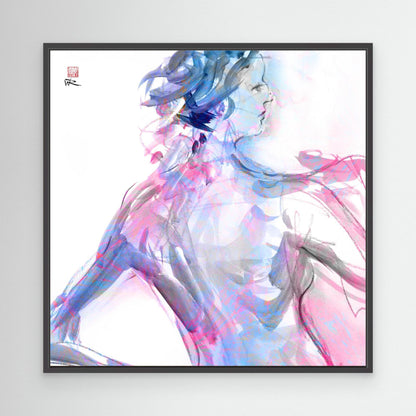 Allium figure 1 - Canvas print