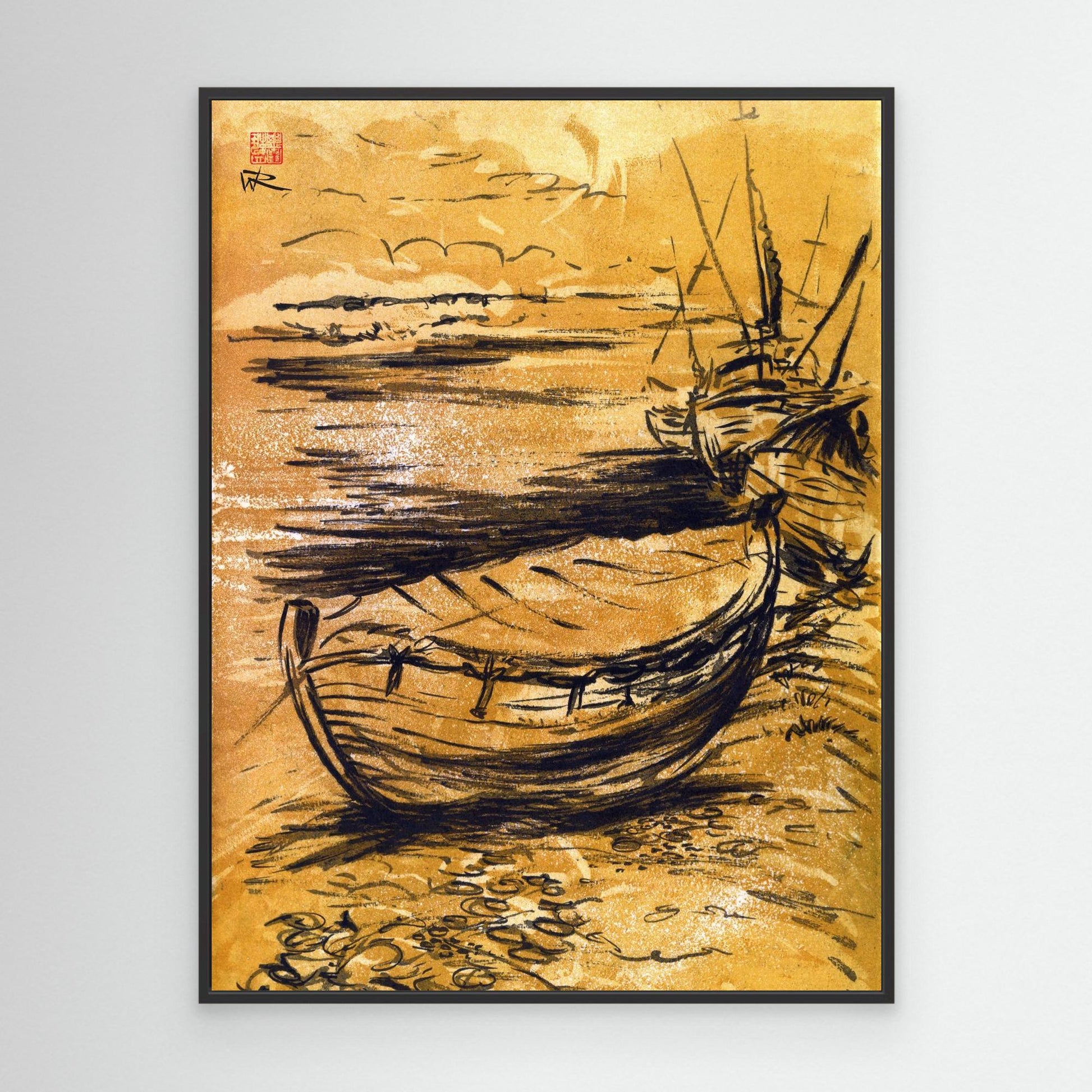 Crab boat edition 3 - Canvas print