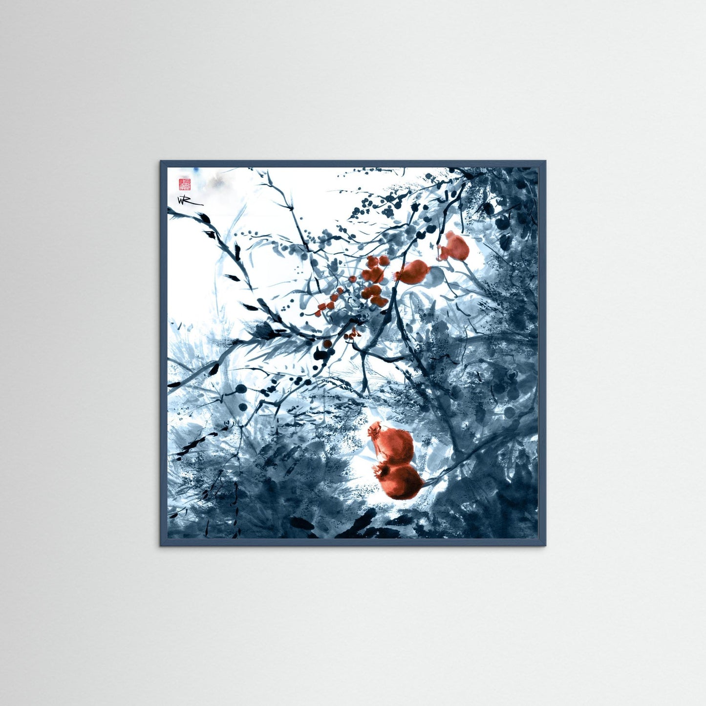 September rosehips - Paper print