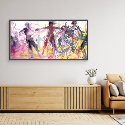 Abstract dance movement 3 - Canvas art print