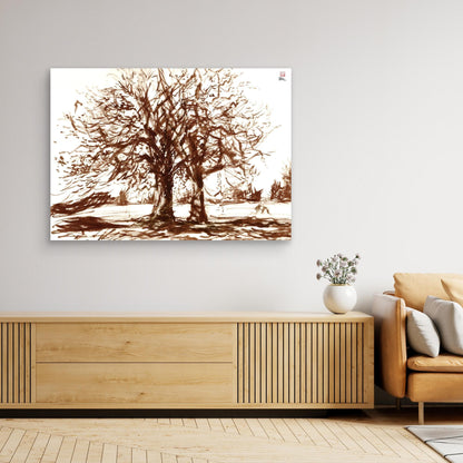 English oaks at Wotton