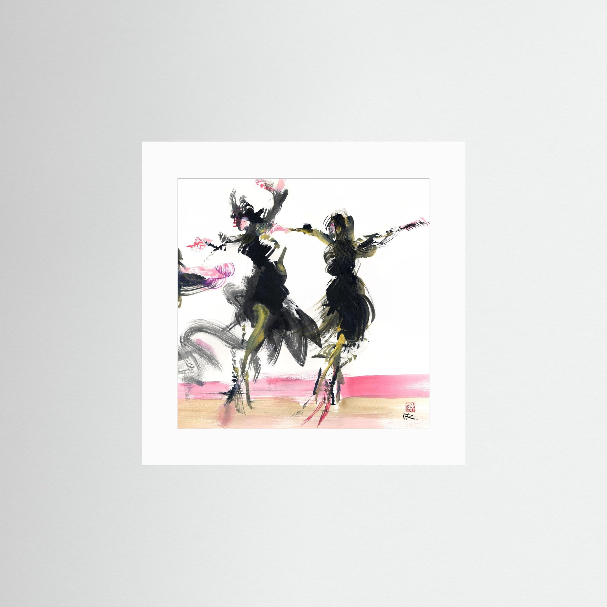 Dance of the snowflake - paper print