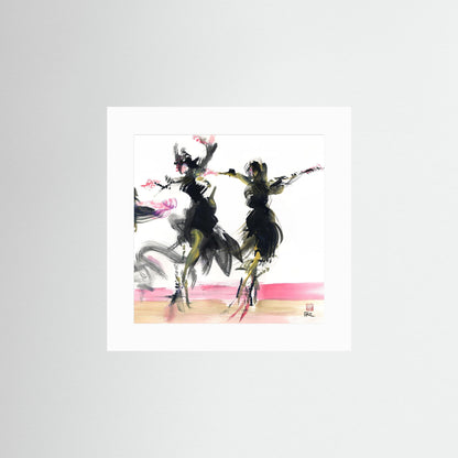 Dance of the snowflake - paper print