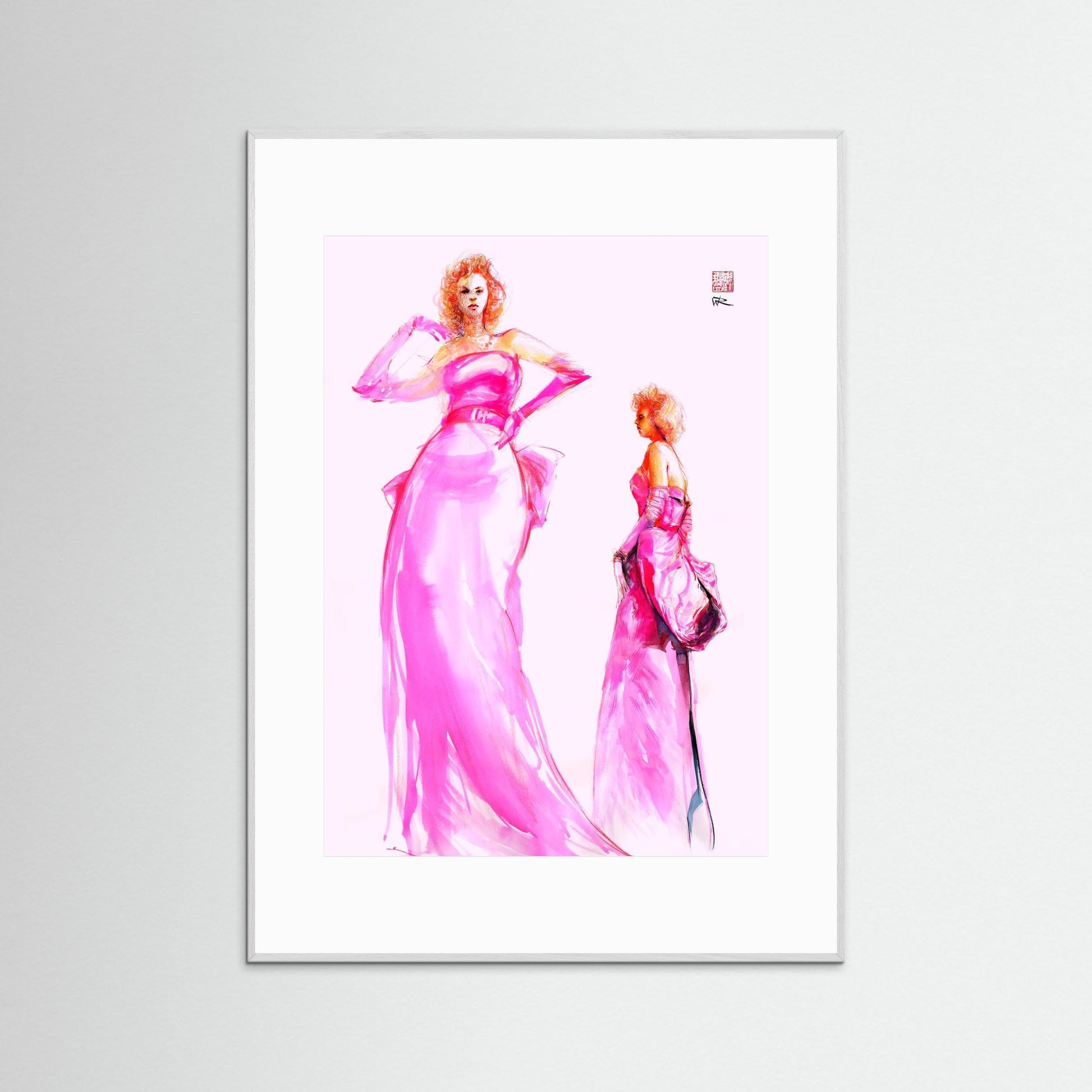 Marilyn in pink - Paper print